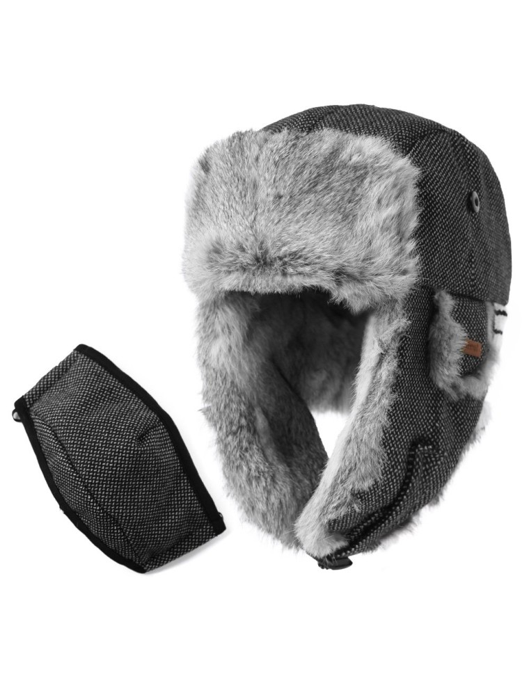 Winter ski aviator hat