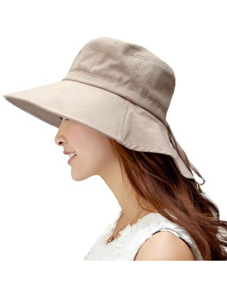 Women's summer flip hat sun hat