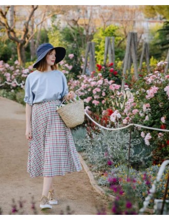 Women's Foldable Summer Cotton Sun Hat