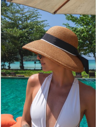 Women's Summer Beach Tan Sun Hat