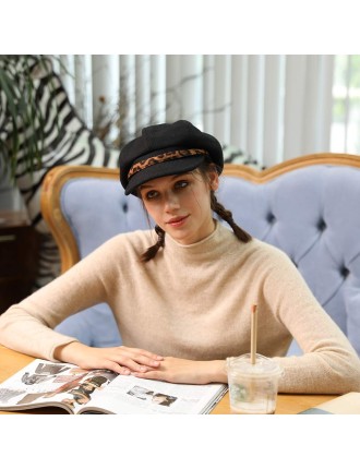 Wool Fall Newsboy Hat