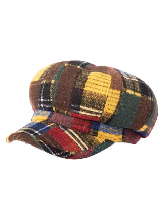 Women's wool fashion newsboy hat